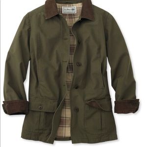 Women’s LL Bean Adirondack Barn Coat Flannel-Lined